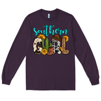 Plum southern girl Long Sleeve Tee - Zillion Design Studio