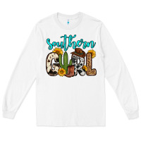 White southern girl Long Sleeve Tee - Zillion Design Studio