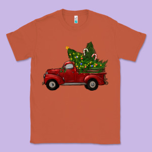 Christmas Trees With Truck Classic Tee Designed By Ranaportraitstore