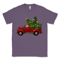 Lavender christmas trees with truck Classic Tee - RanaPortraitStore