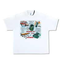 White paramedic life Urban Heavy Tee - MaliasSmallBusiness