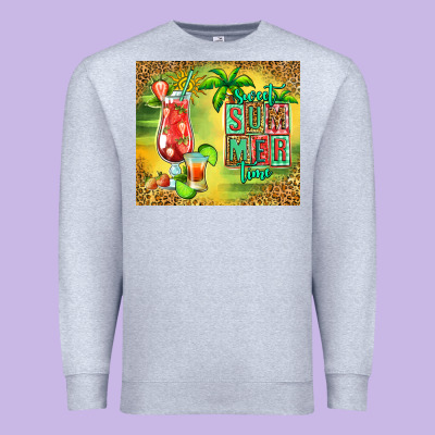 Sweet Summer Time Margarita Premium Sweatshirt Designed By Jasminsmagicworld
