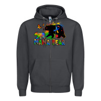 Smoke mama bear autism Zipper Hoodie - Zillion Design Studio