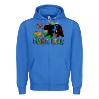 True Royal mama bear autism Zipper Hoodie - Zillion Design Studio