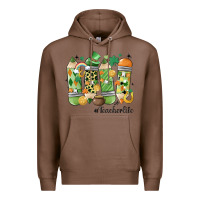 Chestnut retro patricks day teacher life Premium Hoodie - MaliasSmallBusiness
