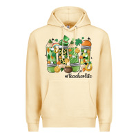 Pina Colada retro patricks day teacher life Premium Hoodie - MaliasSmallBusiness