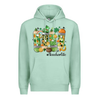Seafoam retro patricks day teacher life Premium Hoodie - MaliasSmallBusiness