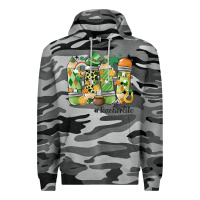 Slate Camo retro patricks day teacher life Premium Hoodie - MaliasSmallBusiness