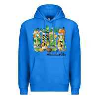 True Royal retro patricks day teacher life Premium Hoodie - MaliasSmallBusiness