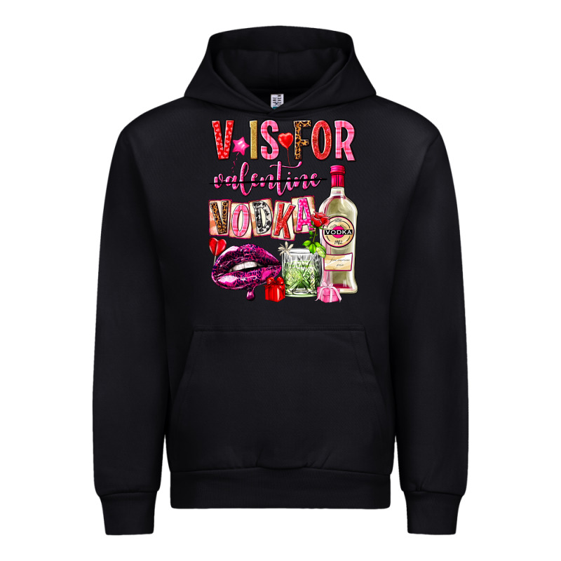 V Is For Vodka Urban Hoodie by NancyCooperArtShop | Teevron