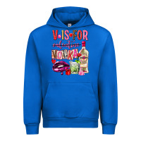 Cobalt v is for vodka Urban Hoodie - NancyCooperArtShop