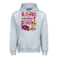 Heather Grey v is for vodka Urban Hoodie - NancyCooperArtShop
