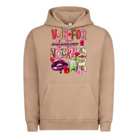 Pigment Burro v is for vodka Urban Hoodie - NancyCooperArtShop