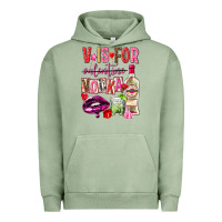 Pigment Oil Green v is for vodka Urban Hoodie - NancyCooperArtShop