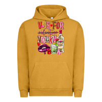 Pigment Peanut Butter v is for vodka Urban Hoodie - NancyCooperArtShop