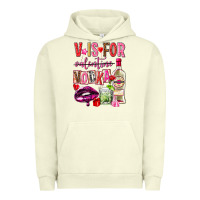 Pigment Pistachio v is for vodka Urban Hoodie - NancyCooperArtShop