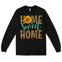 Black home sweet home Long Sleeve Tee - Zillion Design Studio