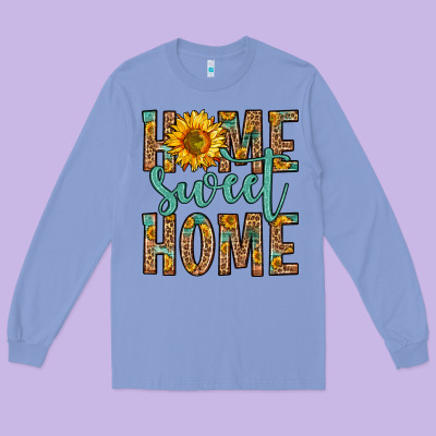 Home Sweet Home Long Sleeve Tee Designed By Zillion Design Studio