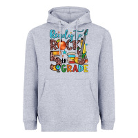 Heather Grey ready to rock 5th grade Heavyweight Hoodie - JahusDesignShop