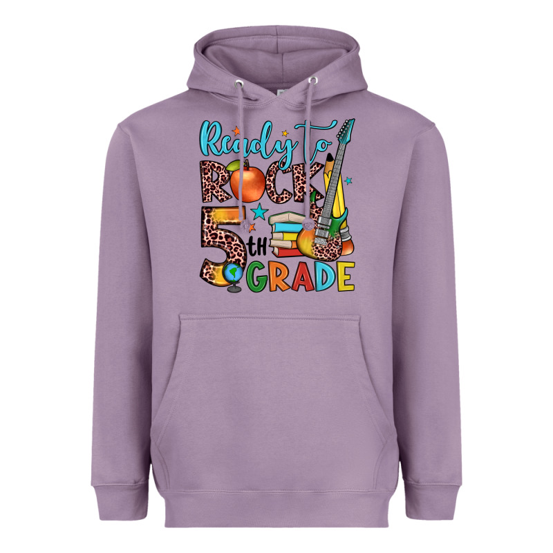 Ready To Rock 5th Grade Heavyweight Hoodie by JahusDesignShop | Teevron