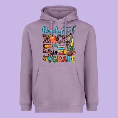 Ready To Rock 5th Grade Heavyweight Hoodie Designed By Jahusdesignshop