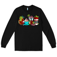 Black wine coffee cups Long Sleeve Tee - AdoDesignShop