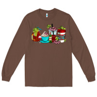 Chestnut wine coffee cups Long Sleeve Tee - AdoDesignShop
