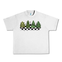 Lunar Rock christmas checkered trees Urban Heavy Tee - MaliasSmallBusiness