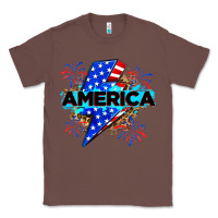 Chestnut America with lightning bolt Classic Tee - Zillion Design Studio