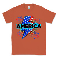 Copper America with lightning bolt Classic Tee - Zillion Design Studio