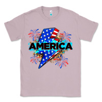 Lilac America with lightning bolt Classic Tee - Zillion Design Studio