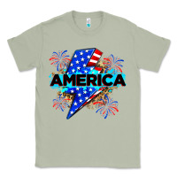 Matcha America with lightning bolt Classic Tee - Zillion Design Studio