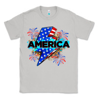 Moon Dust America with lightning bolt Classic Tee - Zillion Design Studio