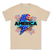 Mushroom America with lightning bolt Classic Tee - Zillion Design Studio