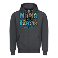 Smoke mama of drama boy mom Zipper Hoodie - Zillion Design Studio