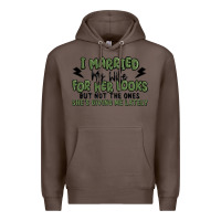 Coffee i married my wife for her looks Premium Hoodie - MaliasSmallBusiness