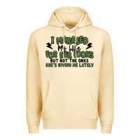 Pina Colada i married my wife for her looks Premium Hoodie - MaliasSmallBusiness