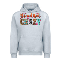 Heather Grey beautiful crazy Urban Hoodie - NancyCooperArtShop
