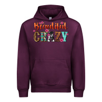 Mauve Wine beautiful crazy Urban Hoodie - NancyCooperArtShop