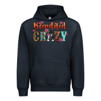 Navy beautiful crazy Urban Hoodie - NancyCooperArtShop