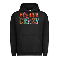 Pigment Black beautiful crazy Urban Hoodie - NancyCooperArtShop