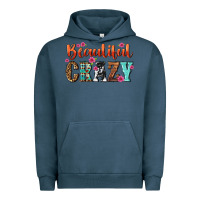 Pigment Midnight Navy beautiful crazy Urban Hoodie - NancyCooperArtShop