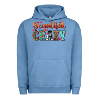 Pigment Pebble Blue beautiful crazy Urban Hoodie - NancyCooperArtShop