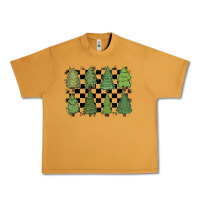 Peanut Butter checkered trees Urban Heavy Tee - MaliasSmallBusiness