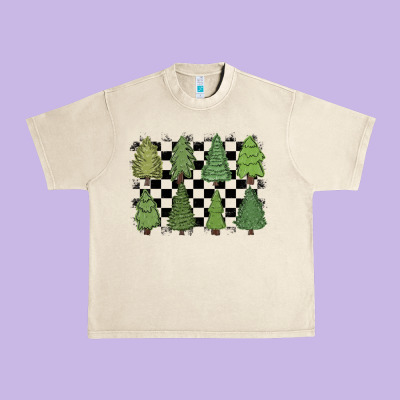 Urban Heavy Tee checkered trees