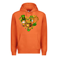Carrot St Patricks heart Premium Hoodie - AdoDesignShop