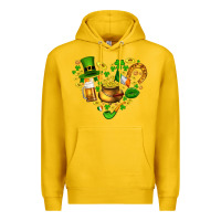 Lemon St Patricks heart Premium Hoodie - AdoDesignShop