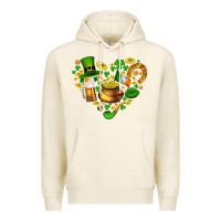 Tofu St Patricks heart Premium Hoodie - AdoDesignShop
