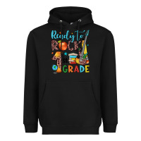 Black ready to rock 1st grade Heavyweight Hoodie - JahusDesignShop