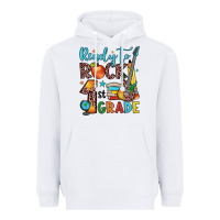 White ready to rock 1st grade Heavyweight Hoodie - JahusDesignShop